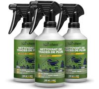 Bio-Chem - Nettoyant Anti Traces de Pluie 3 x 0,5L Pare-Brise et vitres de Camping-Car, caravanes, Voiture - Produit vitre idéal pour Vos séjours en Camping Car