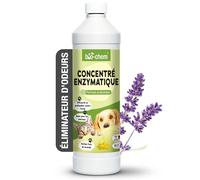 bio-chem Nettoyant enzymatique 1L pour odeurs d'animaux | Combat les odeurs et traces tenaces - Action probiotique naturelle pour moquettes, tapis, textiles et surfaces
