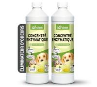 bio-chem Nettoyant enzymatique 2L pour odeurs d'animaux | Combat les odeurs et traces tenaces - Action probiotique naturelle pour moquettes, tapis, textiles et surfaces