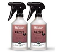 Bio-Chem - Nettoyant pour tissu, canapé, siège 2 x 0,5L - Détache et neutralise les odeurs sieges de voiture, canapés, tapis, moquette - Produit pour rembourrages en tissu