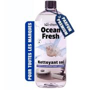 bio-chem Nettoyant Sol Robot & Aspirateur Laveur 1L - Ocean Fresh | Concentré non moussant - Sans traces - Carrelage, parquet, vinyle, stratifié - Bouchon doseur - Fabriqué en Allemagne