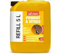 Bio-Chem - Nettoyant surfaces vitrées et verre 5L - produits et accessoires de nettoyage surfaces en verre, miroirs, fenêtres, vitres de voiture, façades de cuisine