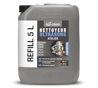 Bio-Chem - Nettoyant ultrasons atelier 5L concentré - Usage professionnel garage et industrie - Produit pour carburateur, pièces mécaniques, composants électroniques