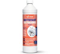 bio-chem Nettoyant ultrasons bijoux 1L + gobelet doseur | Solution concentrée pour nettoyage pro montres, lunettes, argent, or, produit d’entretien compatible haute-pression