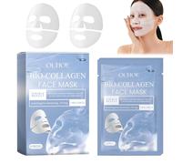 Bio Collagen Face Mask 4 Pièces, Bio Collagen Real Deep Mask, Bio Collagen Deep Hydrating Overnight Mask, Deep Collagen Anti Wrinkle Lifting Mask, pour Hydrater, Antirides