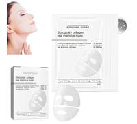 Bio Collagen Face Mask 4 Sheets, Masque Collagene Visage Korean, bio-collagen real deep mask,Bio-Collagen Deep Mask Overnight, Deep Collagen Anti Wrinkle Lifting Hydrating Glow Facial mask (4PC)