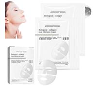 Bio Collagen Face Mask 4 Sheets, Masque Collagene Visage Korean,Masque Visage Coreen,Bio-Collagen Deep Mask Overnight,Deep Collagen Anti Wrinkle Lifting Hydrating Glow Facial Mask (8PC)