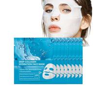Bio Collagen Face Mask Bio Collagen Face Mask Masque de Collagène Pour le Visage Masque Collagene Masque Collagene Visage Korean, 4 Unité (2pcs)