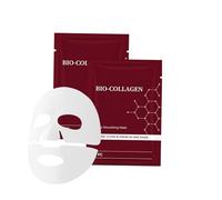 Bio-Collagen Face Mask,Korean Real Deep Anti Wrinkle Mask, Hydrogel Overnight Lift Masks with Slow-Release Formula for Glass Skin,Minimisation Pores, Amélioration l'Élasticité,Skincare Coréenne (2PC)