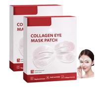 Bio-Collagen Masque Profond Réel,Masque Hydrogel,Masque Hydratant Anti-Rides Liftant Au Anti-âge Et Resserrant Pores,Minimisation Des Pores,Amélioration De L'élasticité,Skincare Coréenne (2PC)