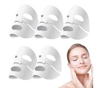 Bio-Collagen Real Deep Mask,5 Pièces Bio-Collagen Face Mask,Bio-Collagen Deep Hydrating Overnight Mask,Masque Collagene Visage,Collagene Masque Peel Off Mask Hydratant Anti-Âge