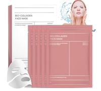 Bio-Collagen Real Deep Mask, Bio Collagen Mask, masque collagene visage, masque bio collagene, Hydratant et Nourrissant, Améliore L'élasticité de la peau Masque Hydratant Visage (A1)