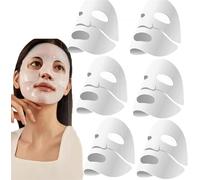 Bio-Collagen Real Deep Mask - Hydrating Overnight Mask,Collagen Mask for Face, Collagen Reverse Film Volume Peel off Mask,Bio Collagen Face Mask,Pure Collagen Films. (6pcs)