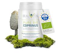 Bio Coprinus comatus 100g poudre de champignon médicinale issue de l'agriculture biologique de l'UE, végétalienne, sans additifs artificiels