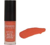 Bio Cosmetics-Rouge À Lèvres Liquide Mat-Hautement Pigmenté-Avec Cire De Carnauba-Sans Talc-Végétalien-Baiser Corail