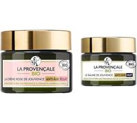 Bio - Crème Rose De Jouvence Anti-Âge Éclat Certifié Bio - Huile D`Olive Bio Aop Provence - 50 Ml & Le Baume De Jouvence Anti-Age Nuit - Huile D'olive Bio Aoc Provence - 50 Ml