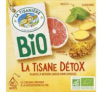 BIO DETOX 20 SACHETS, LA TISANIERE, LOT DE 4