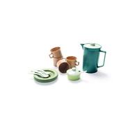 Dantoy Set café bio 17 pièces – Jouet dinette éducatif pour enfants – Vert