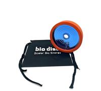 Bio Disc Disk 4 Le prochain niveau en matière de bien-être, avec bouclier en caoutchouc de silicone) Protection e-smog et bio Photon Energy Generation Blue Bio Disc