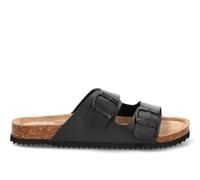 Bio Etika 41012 Sandales plates avec boucles et semelle intérieure pour homme Noir, Noir , 42 EU