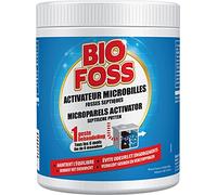 Bio Foss - Activateur Microbilles pour Fosses Septiques, Maintient l'équilibre de la fosse, Evite engorgements et mauvaises odeurs, 500 g