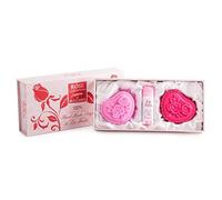 Bio-Fresh Coffret cadeau Rose bulgare 2 savons mains 70 g et baume à lèvre 5 ml
