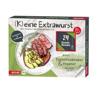 Bio-Gewürz - Adventskalender "(K)eine Extrawurst": 24 Bio-Gewürze und Buch mit passenden Rezepten für Veganer und Fleischliebhaber