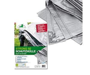 Bio Green RX90-4SS SG Bâches de Protection pour 4 Chaises Empilables Gris Argenté 0,65 x 1,15 x 0,68 m