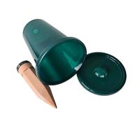 Bio Green Système d'irrigation pour plate-bande surélevée Hydro Cup | Alimentation en eau constante et uniforme | Empêche le sur-arrosage et le dessèchement | Lot de 1 cône d'argile et 1 porte-gobelet