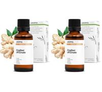 BIO - Huile essentielle de GINGEMBRE - 30mL - Qualité thérapeutique et chémotype certifiés - AROMA LABS - Fabrication Française (30 ml) (Lot de 2)
