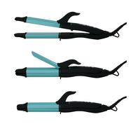 Bio Ionic 3-in-1 Curler Wand Flat Iron Bleu