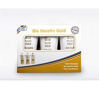 Bio Keratin Gold Lot de 3 soins capillaires et de traitement à la kératine, avec shampooing et après-shampooing, 2100 ml, sans silicone, sans paraben, sans sulfate, pour cheveux ternes et secs