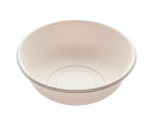Bio Packaging Bowl Fond compostable Bagasse Couleur Blanc Bol 18,3 cm 25 pièces 1000 ml