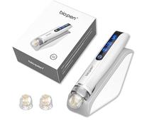 Bio Pen Q2 - Stylo de microneedling 3-en-1 - Dermapen avec électroporation EMS et luminothérapie LED, sans fil, écran tactile, réglage de la profondeur de 0 à 1,5 mm, incl.