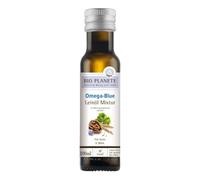Bio Planète Omega Blue Lot de 2 flacons d'huile de lin pour complément alimentaire 2 x 100 ml