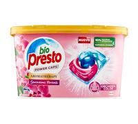 Bio Presto Power Caps Color, Lessive Machine à laver prédosée en capsules, Lot de 18 lavages