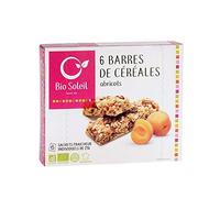 Bio Soleil - 6 Barres Abricots 125G - Vendu par unité