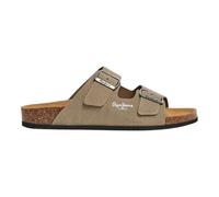 Pepe Jeans Sandales Homme Bio Suede M – anatomiques, coupe régulière – Lavage bleu
