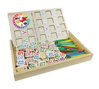 Lexibook Boîte à activités en bois L'École des Maths – FSC, éducative beige TU