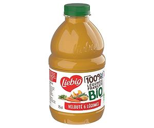 BIO - Velouté 6 Légumes Bio 75cl - Recette Maison - 100% Naturel - Sans Conservateurs ni Additifs - Soupe en Brique Dense et Savoureuse - Idéale pour une - Lot De 3 - Vendu Par Lot