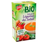BIO - Velouté de Légumes du Soleil Bio 1L - Saveurs d'été à déguster chaudes ou froides - Soupes et Potages en Brique de Qualité - 1000g - Lot De 3 - Vendu Par Lot