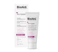 BIOAKE Phytoseb Protection solaire 50+, contre les rayons UVA et UVB. Antioxydant à base d'algues marines, d'oméga 3, 6, 9 et de vitamine E. Pour peaux grasses, mixtes et impures. 40 ml