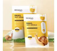 BIOAQUA - Snail Anti-Wrinkle Nourishing Facial Mask #Mask - 1pcs