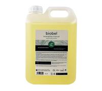 Biobel - Lave-vaisselle manuel - 100% naturel - Nettoye, Dégraisse et Apaisante - Arôme de Citron - Convient pour les peaux et les mains sensibles - Convient aux ustensiles de cuisine - 5 L