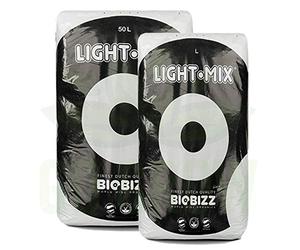 BIOBIZZ Light Mix 50L - Sol de croissance pour plantes en phase de semis, jeunes plantes et boutures - Drainage optimal pour irrigation automatique - 50L