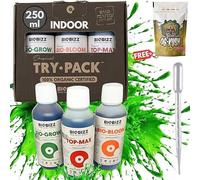 Biobizz Try Pack - Engrais Organique Pour Plantes Vertes Intérieur Et Floraison (3x250ml)
