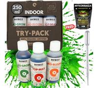 Biobizz Trypack Indoor Organique Plantes Vertes Intérieur Floraison Engrais Plantes Fleuries