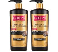 Bioblas Shampoing anti-chute à l'ail noir, 1 000 ml (Lot de 2)