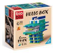 Bioblo 64031 HELLO BOX "Ocean-Mix" avec 100 blocs de construction neuf emball...