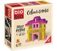 BIOBLO Jeu de construction 40 BRIQUES 3 COULEURS MINI BOX Multicolore Multicolore G